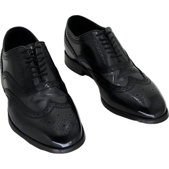 Florsheim Lexington Black Wingtip Oxford Men's Shoes EU